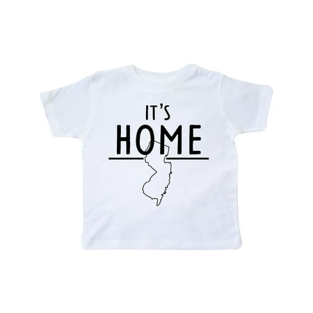 

Inktastic It s Home- State of New Jersey Outline Gift Toddler Boy or Toddler Girl T-Shirt