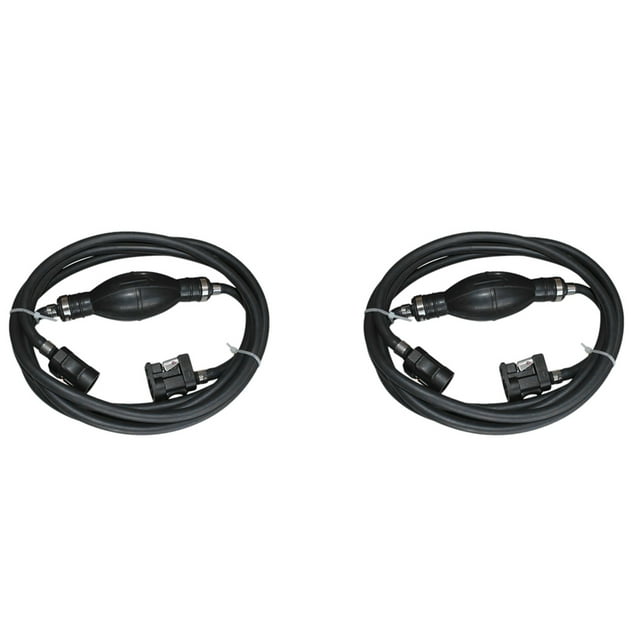 2X Manguera de Línea de Combustible para de 300CM,Conector de Manguera de Gas de 6mm para Motor