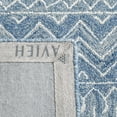 thumbnail image 6 of SAFAVIEH Micro-Loop Daithi Geometric Area Rug, Blue/Ivory, 7' x 7' Round, 6 of 10