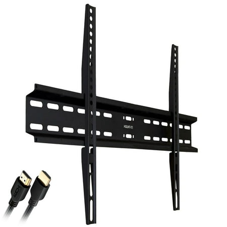 Mount-It! Low Profile Fixed TV Mount, Fits 37"-70" TVs, 77lb. Capacity