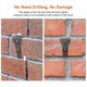 thumbnail image 3 of Brick Hook Clip Outdoor Hanging Hooks For 60-70mm Brick In Height No Drilling Sliding Brick Hanger Clips For Festival Birthday Decoration, 3 of 5
