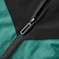 thumbnail image 5 of Jerdar Men's Nylon Windbreaker Jacket Stand Collar Breathable Colorblock Loose Fit Outdoor Athletic Sport Casual Lightweight Windproof Coat Outerwear, 5 of 8