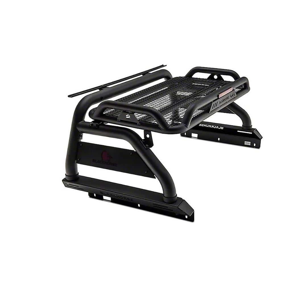 Black Horse Off Road Atlas Roll Bar Black Compatible with 2015-2022 Chevrolet Colorado|2015-2022 GMC Canyon-ATRB5BK