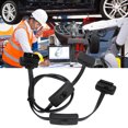 thumbnail image 1 of Cable OBD Splitter Cable 16 Pin Flat Noodle High Accuracy 1 In 2 Y Splitter Extend Cable For, 1 of 8