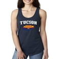 thumbnail image 1 of Normal is Boring - Women's Racerback Tank Top, up to Women Size 2XL - Tucson Arizona Flag, 1 of 5