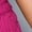 Hot Pink, variant on Women's Elegant Off-Shoulder Asymmetrical Neck Ruched Double Ruffle Mini Dress