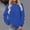 Blue, variant on Womens Sweatshirt Sevevn Womens Crewneck Long Raglan Sleeve Sweatshirt Relaxed Fit Pullover Tops