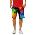 thumbnail image 4 of EDTara Men's Elastic Waist Drawstring Beach Board Shorts, 4 of 4