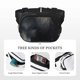 thumbnail image 5 of Fotbe Black And Gold White Horse Cangurera Cuadrada con Estampado de Doble Capa, Bolsa de Cintura Ajustable Mini para Hombres y Mujeres, 5 of 9
