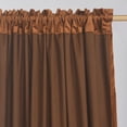 thumbnail image 3 of Cortinas Roslynwood, 132 x 305 cm, terciopelo marrón opaco, 2 paneles, 3 of 8