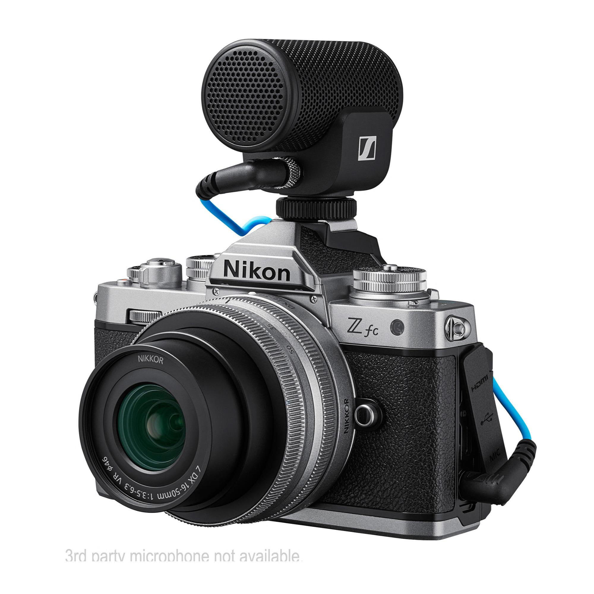 Nikon Z fc DX-Format Mirrorless Camera Body w/NIKKOR Z DX 16-50mm f/3.5-6.3  VR - Silver