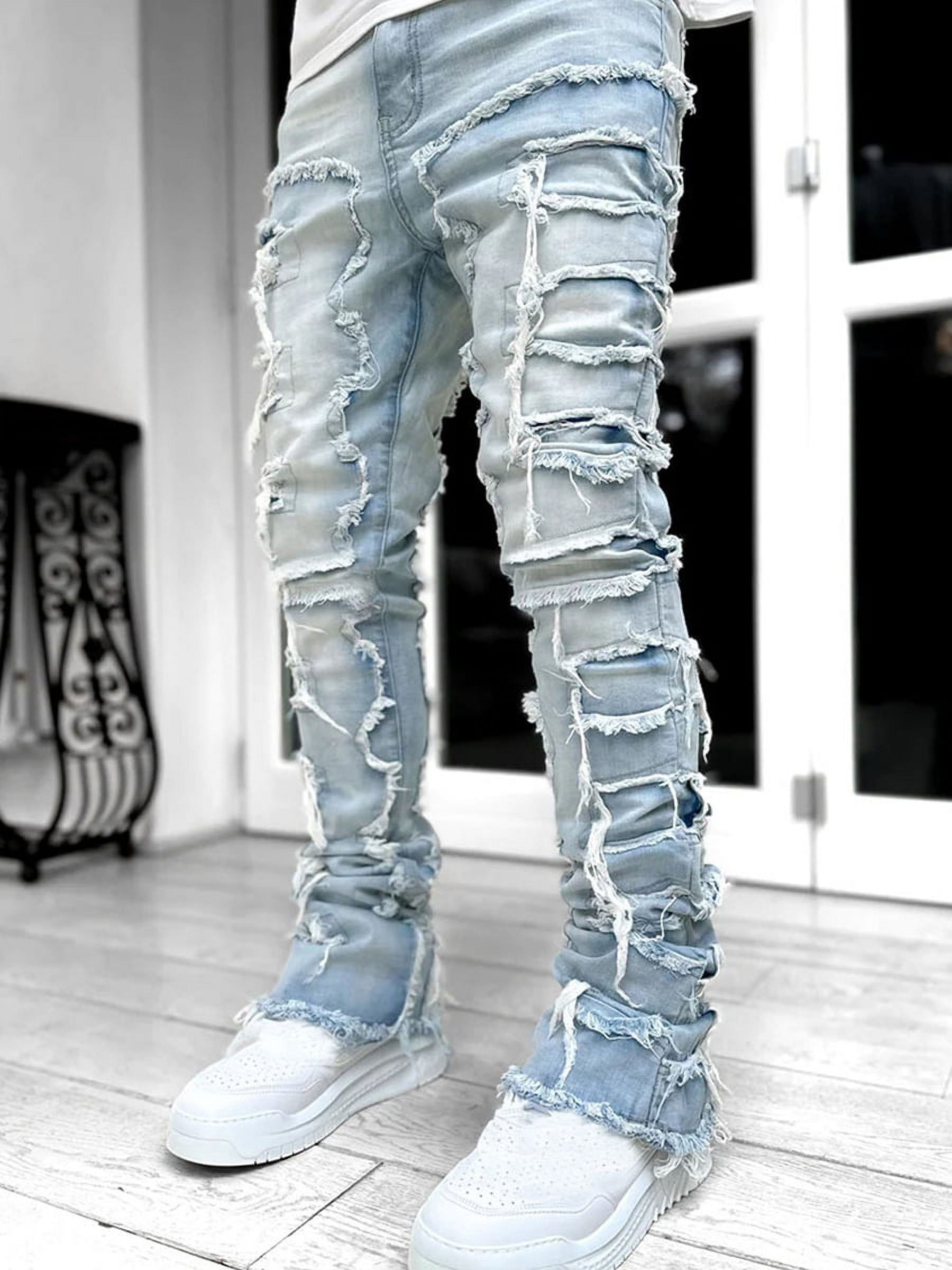 パンツ semantic design destroyed skinny denim Size 34x33 Semantic Design Japan Splatter Bleach Paint Jeans