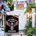 thumbnail image 5 of 250 Anniversary USA Flag, 3 Ply Durable Double Sided 250th USA Garden Flag- Fade Resistant Outdoor Decor for Garden & Porch, 12 x18 In Outdoor Banner Decorations, 5 of 6