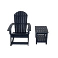 thumbnail image 5 of WestinTrends Tuscany 2-Piece HIPS Outdoor Rocking Adirondack Chair With Side Table, Navy, 5 of 5
