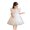 Z-19White, variant on Ruyang Toddler Baby Tulle Dress Bow Flower Print Pleated Smocked Dresses Elegant Cute Ruffles Sleeve Summer Casual Dresses