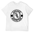 thumbnail image 3 of Mlbba Baseball Team Chi-cago White Sox Chicago Illinois Unisex T-shirt Adults Fashion Breathable Shorts Sleeves Crew Neck Shirts Light Sportshirts, 3 of 4