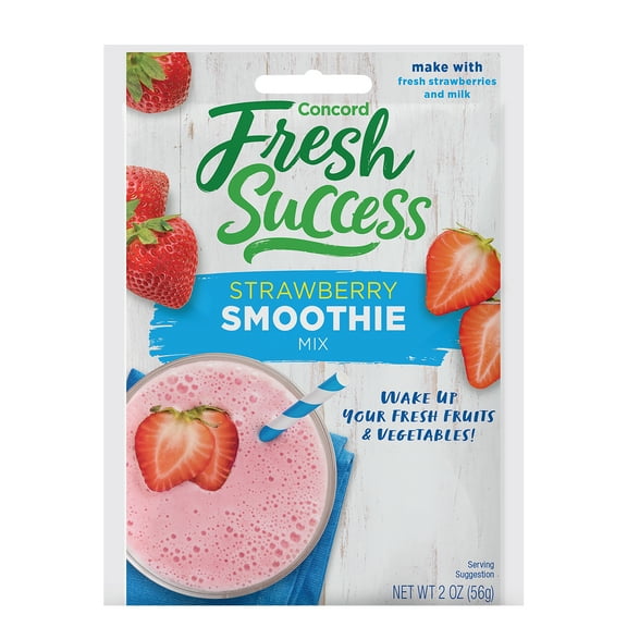 Concord Foods Strawberry Smoothie Drink Mix, 2 oz