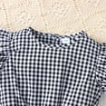 thumbnail image 4 of Big Girls Clothes 7Y Girls Bodysuit 8Y Girls Sleeveless Round Neckline Plaid Jumpsuit Black, 4 of 7