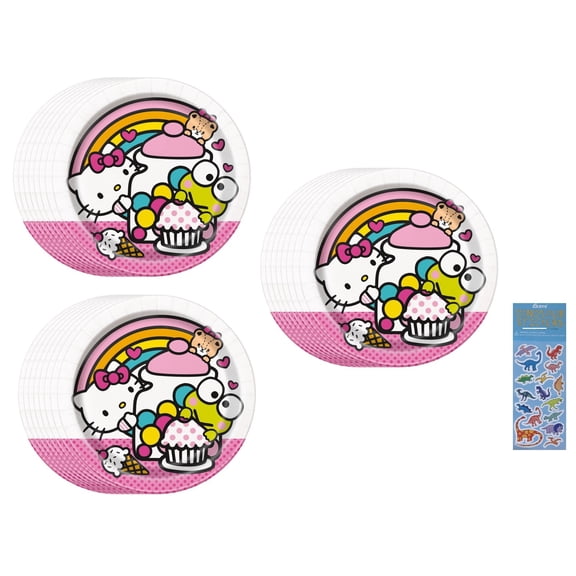 Unique Hello Kitty Birthday Party Supplies Bundle, 25 Pieces