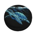 thumbnail image 3 of Gaeub Ocean Turtle 14-17in Tire Cover, Spare Tire Cover, for Camper Caravan, Trailer, Car, Truck, SUV, Jeep - 17 inch, 3 of 9
