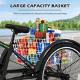 thumbnail image 6 of ABORON 24/26/27.5 Inch Adult Mountain Tricycle, 7 Speed Three Wheel MTB, Adults Trikes Cruiser Bikes with Shopping Basket & Accessories, Exercise Men's Women's Tricycles, 6 of 11