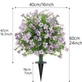 thumbnail image 3 of Inerposs Artificial Green Plants, Faux Baby's Breath for Outdoor Gardens, Spring Summer Garden Decor, Low Maintenance Outdoor Flowers, Realistic Faux Plants for Courtyards, 3 of 6