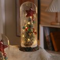 thumbnail image 4 of Mini Árbol de Navidad Xihbxyly con Cubierta de Vidrio y Luces Led Adornos Decorativos Iluminados, 4 of 6