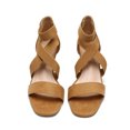 thumbnail image 3 of DREAM PAIRS Women's Summer Open Toe Wedge Sandals Ankle Strap Platform Sandals INNIS-1 CAMEL Size 11, 3 of 5