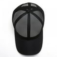 thumbnail image 4 of Unisex Breathable Full Mesh Baseball Cap Quick Dry Running hat Lightweight Cooling Water Sports Hat,Black, 4 of 12