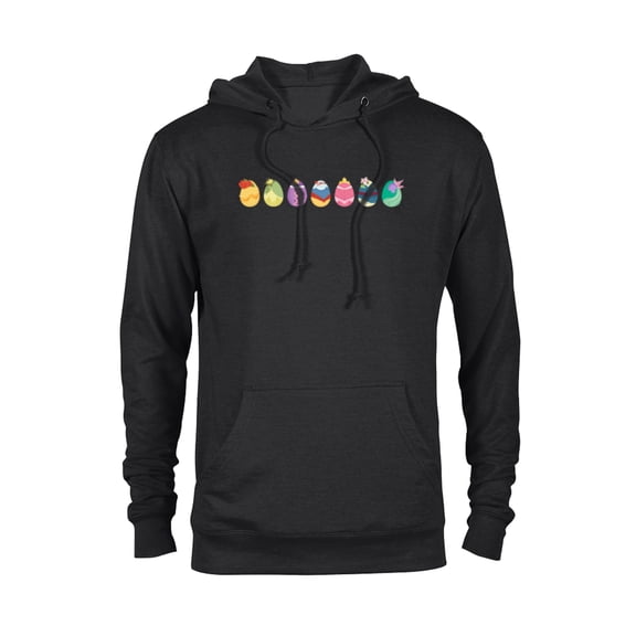 Disney Princess Easter Spring Seven Decorated Easter Eggs - Pullover Hoodie for Adults - Customized-Black