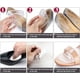 thumbnail image 2 of Inserciones de almohadillas para el talón y almohadillas metatarsianas para mujeres, almohadillas para los pies, plantillas de silicona para tacones altos, prevención de ampollas, 2 of 5