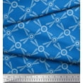 thumbnail image 2 of Soimoi Cotton Cambric Fabric Dots & Circle Geometric Printed Craft Fabric by the Yard 56 Inch Wide, 2 of 3