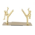 thumbnail image 3 of Bookends Kongfu Man Shape Stainless Steel 1 Pair, 3 of 8