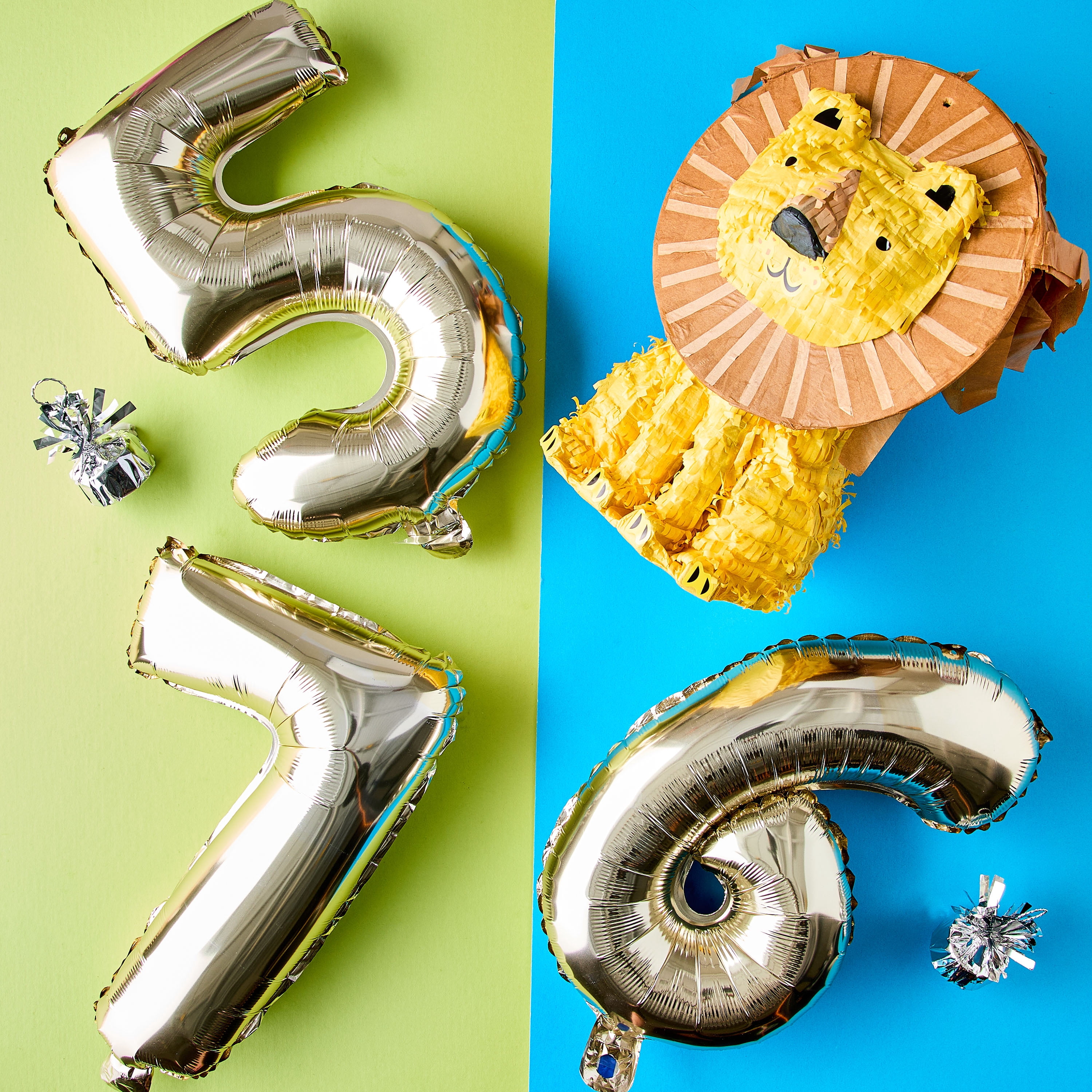 (6 pack) 16 inch Foil Number 6 Balloon, Gold, by Way To Celebrate