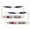 Pattern-223, variant on 2 Pieces American Flag Daisy Flower License Plate Frame USA Patriotic Independence Memorial Day Personalized License Plate Frame Aluminum Metal 2 Holes Fits All Car