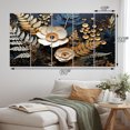 thumbnail image 4 of Designart "Ferns Copper gracefulness I" Floral Metal Wall Decor Set, 4 of 5