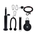 thumbnail image 4 of DYNWAVECA 8 Pieces Strength Training Kit Accessories DIY Adjustable Length Cable Pulley System Attachments for Shoulder Tricep Home Gym B, 4 of 7
