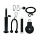 thumbnail image 4 of Kit de entrenamiento de fuerza de 8 piezas, accesorios para mancuernas, polea, máquina de cable, equipo de fitness para levantamiento de pesas en interiores. Estilo B, 4 of 7