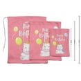thumbnail image 3 of Darling Souvenir Pink Unicorn Birthday Party SuppliesÂ&nbsp;Drawstring PouchesÂ&nbsp;Favor Bags 15 Pieces, 3 of 5