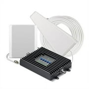 SureCall Fusion4Home Multi-user All-Carrier 2G/3G/4G LTE Cell Phone Signal Booster Kit, Yagi/Panel Antennas
