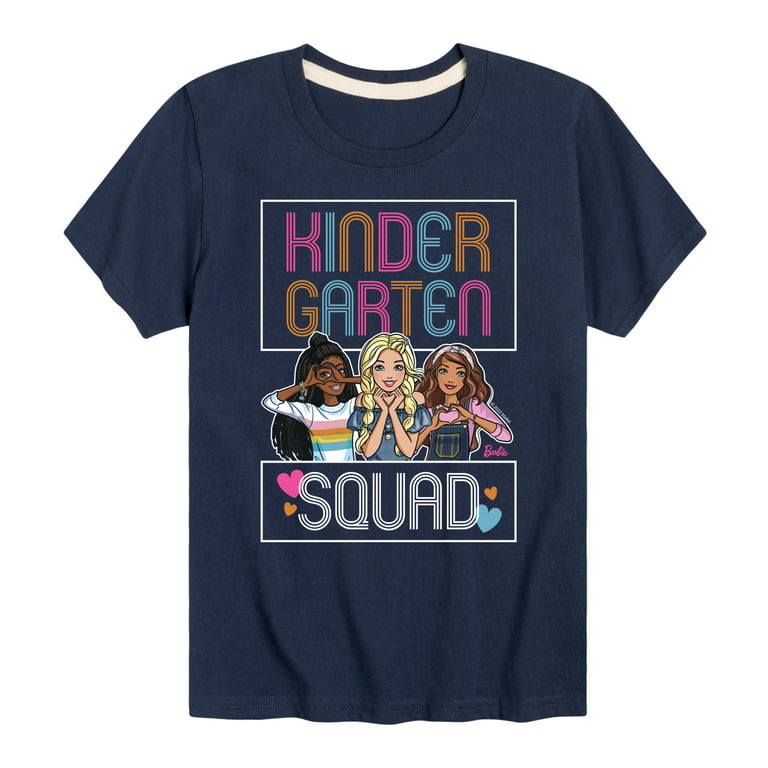 Barbie Back School - Kindergarten Squad Toddler And Youth Short Graphic T-Shirt - Walmart.com