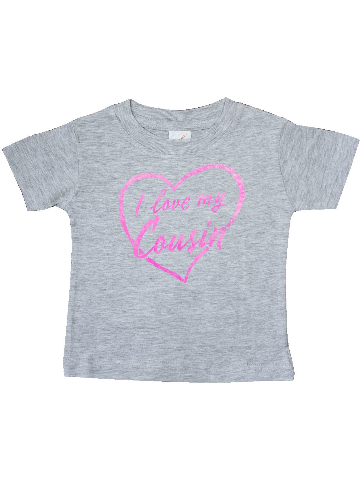 Inktastic I Love My Cousin In Pink Chalk Heart Infant T Shirt Unisex 