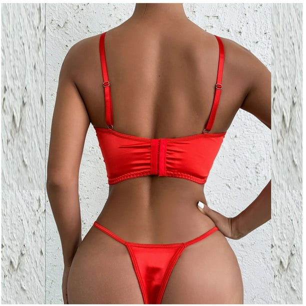 Black Friday Deals 2022 TIMIFIS Women's Sexy Santa Christmas Lingerie Set  Belts Lace Teddy Babydoll Bodysuit 