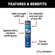 Lippert Components 862144 Roof Sealant ROOF COATINGS & SEALANTS RV