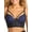 Black / Blue, variant on Women's Pour Moi 27501 After Hours Lightly Padded Longline Bra (Black/Blue 32F)