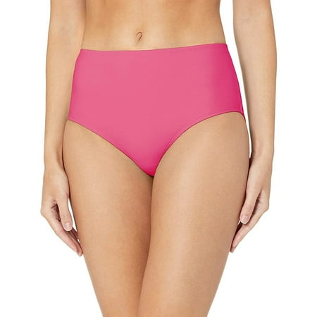 Wiueurtly Bathing Suit Bottoms for Women High Waist Bikini One-piece Conservative Swimming Short Swim Bottoms Red