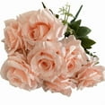 thumbnail image 5 of Decoration Simulation 7-Head Flower For Weddings Home Decor Red Blue Purple, 5 of 7
