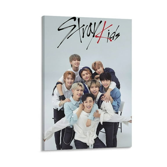 Poster Stray Kids Handsome Male Star Art Art Poster Canvas Painting Decor Wall Print Photo Gifts Home Modern Decorative Posters 12x18inch(30x45cm)