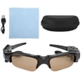 thumbnail image 1 of Bluetooth 5.0 gafas de sol energía solar gafas inalámbricas auriculares auriculares estéreo marrón oscuro, 1 of 5