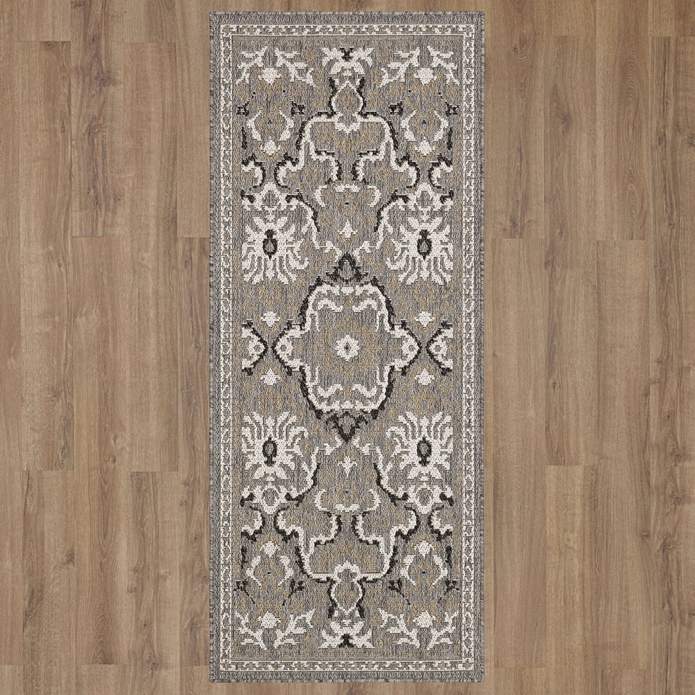 Mohawk Home Ravello Outdoor Area Rug, Taupe, 2' 6" x 6'
